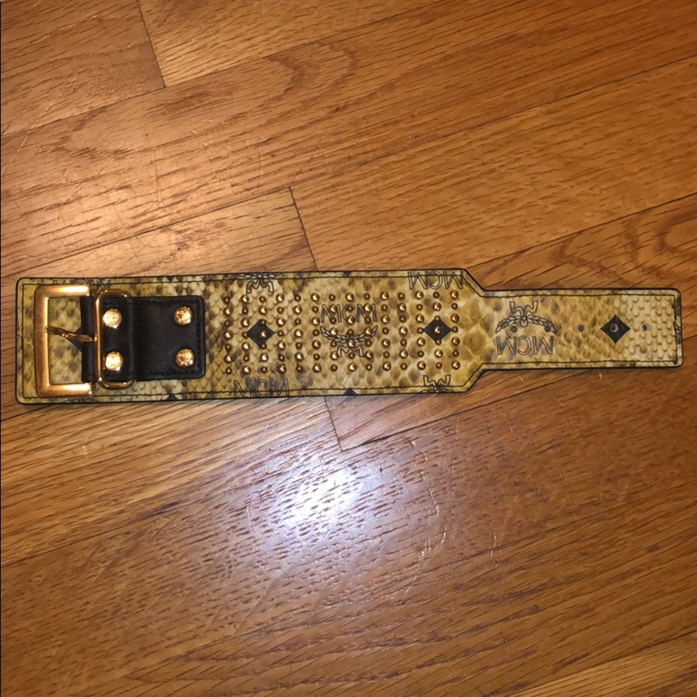 MCM Stud Bracelet Yellow Gold - lightly worn